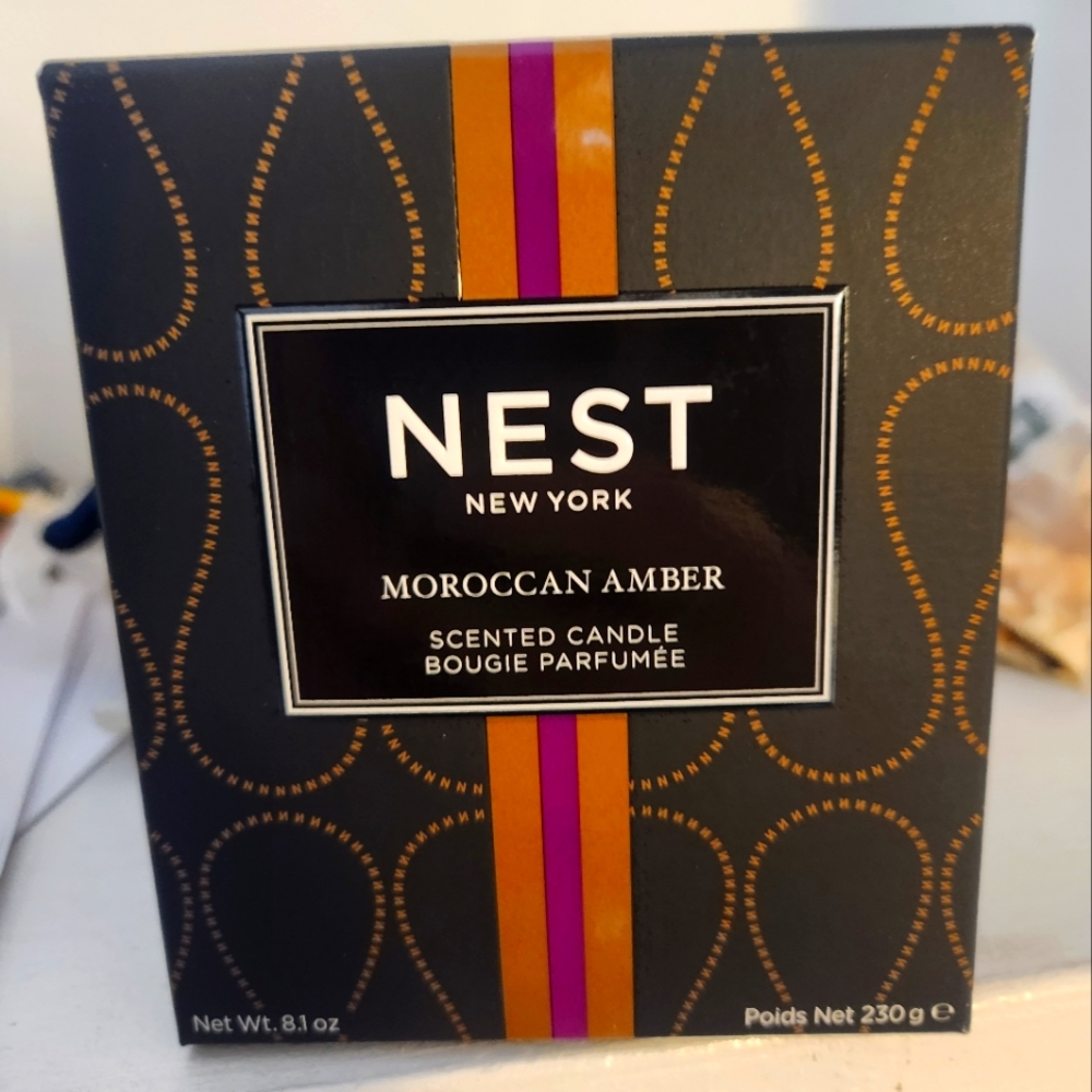 Nest morrocan amber candle 8.1 oz brand new